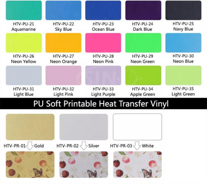 Heat Transfer vinile Glitter PU per tessuti cotone e poliestere , 1 m ,  colore Neon